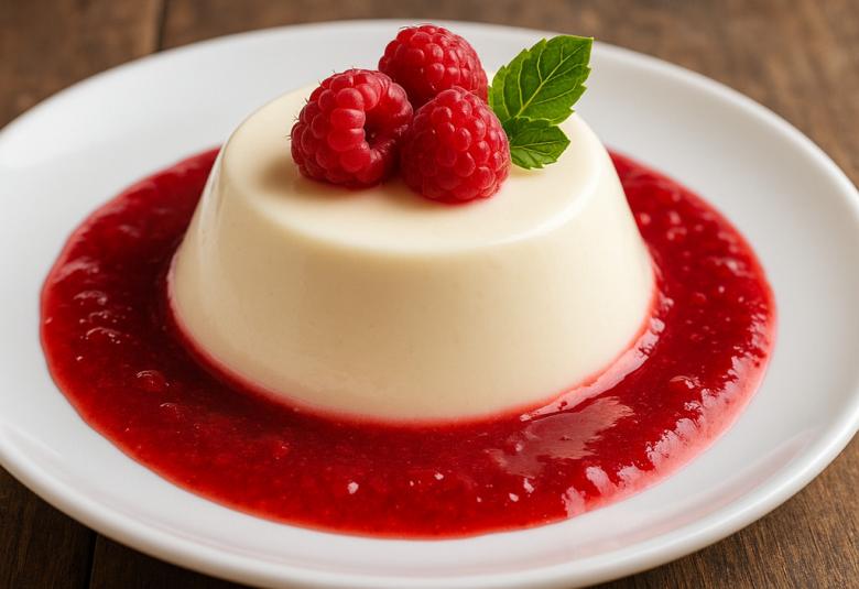 Panna cotta tradición y sabor italiano en un postre