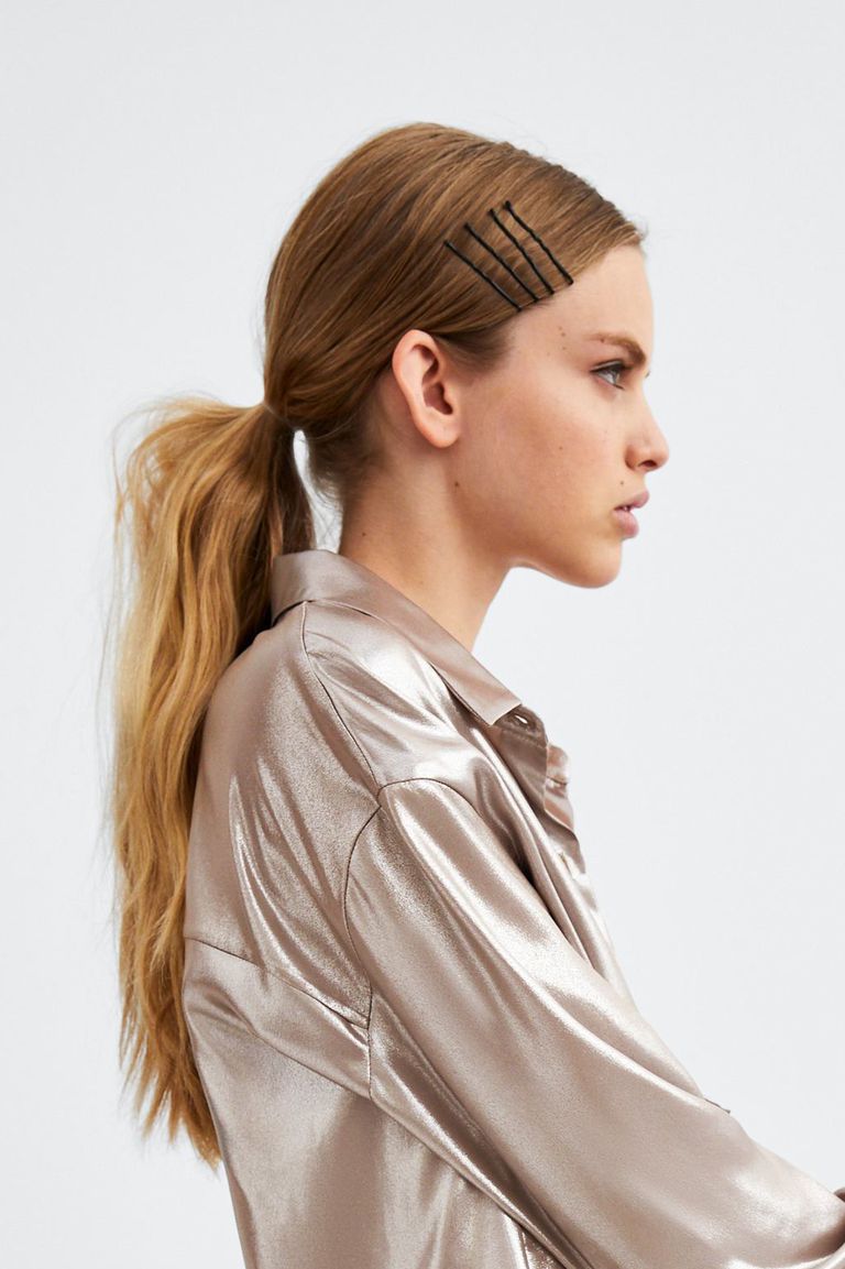 Peinado de una modelo de Zara