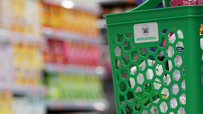 Carro de la compra de Mercadona