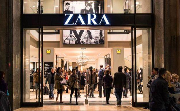 Entrada a una tienda Zara