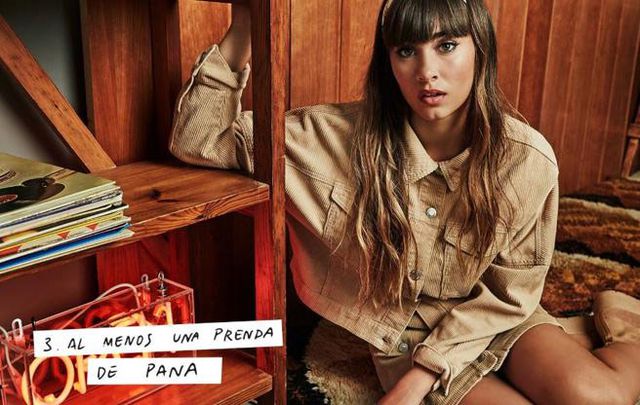 Imagen de la campaña de Aitana para Stradivarius