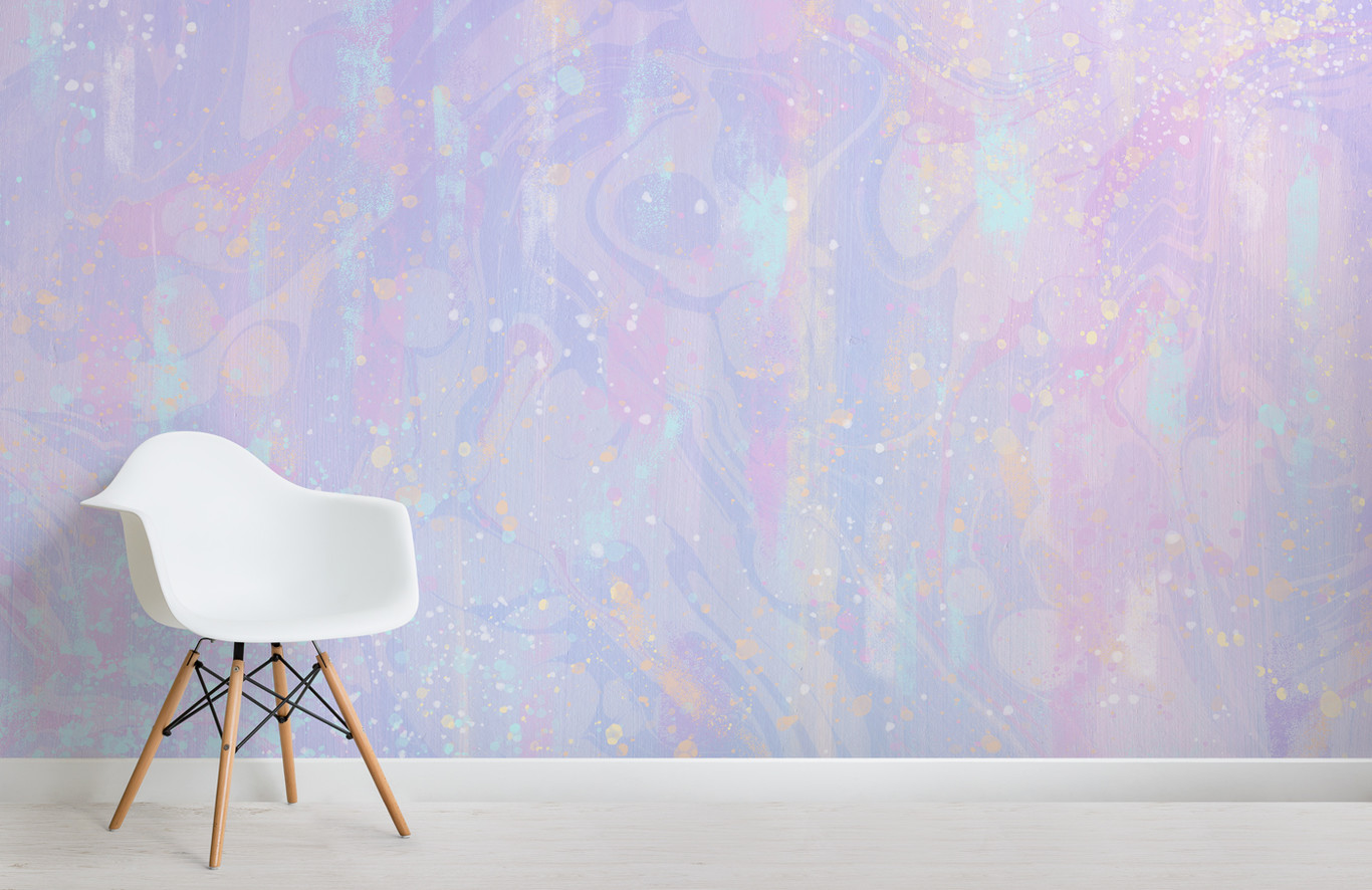 Papel pintado efecto unicornio