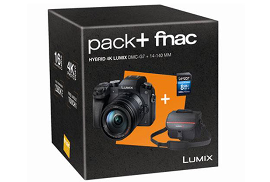 pack de la oferta propuesta por Fnac sobre la cámara réflex