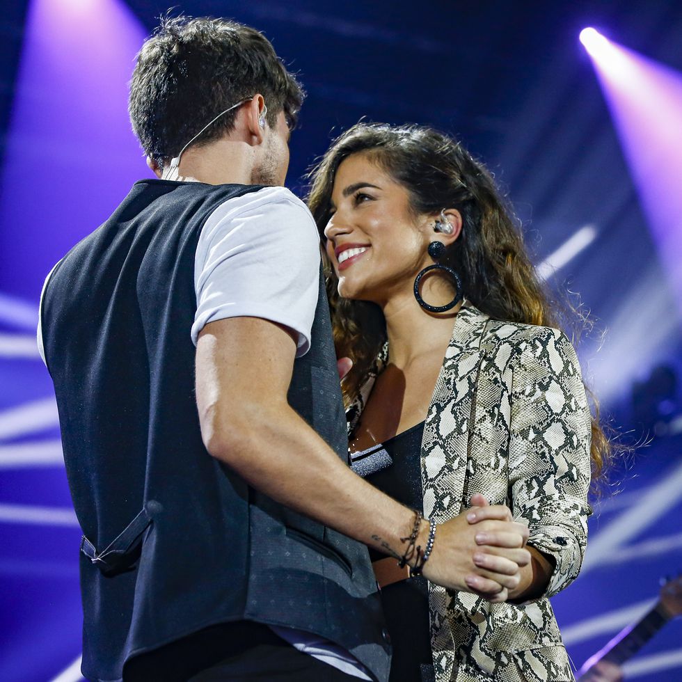 Julia de OT con la blazer de Zara