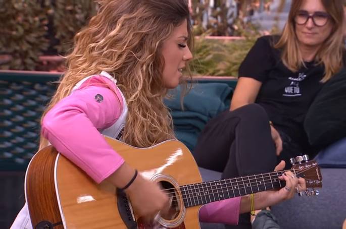 Miriam en su visita a la academia OT