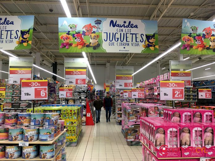 Supermercados Carrefour con juguetes