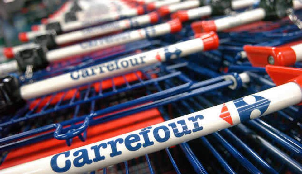 Carros de los supermercados Carrefour