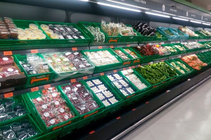 Frutería y verdulería de Mercadona