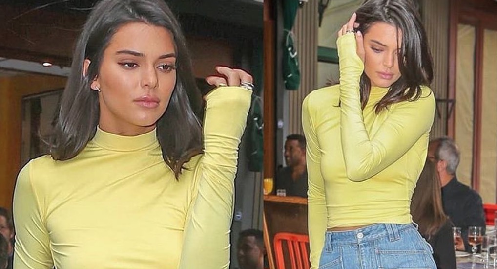 Kendall Jenner luciendo pantalones estilo 'cargo'