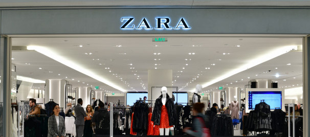 Entrada a una tienda Zara