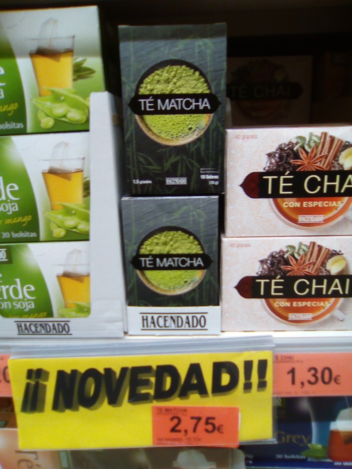 Infusiones de Mercadona