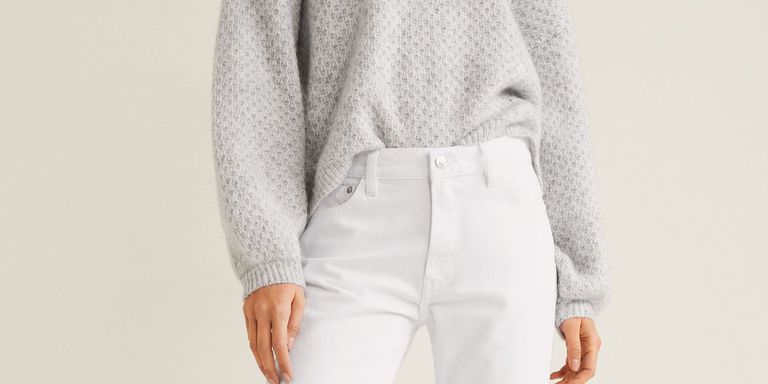 Vaqueros blancos de Mango