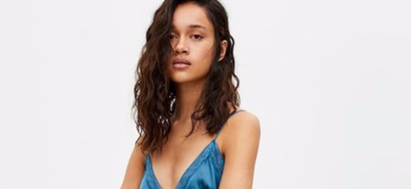 Modelo de Pull & bear con modelo lencero