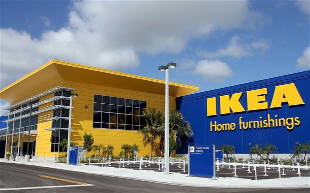 Tarima exterior de Ikea