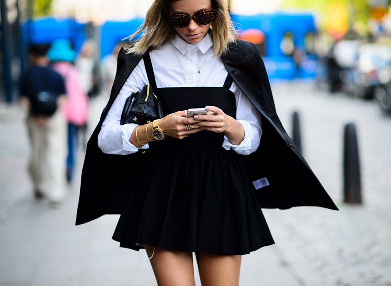 Street style con LBD