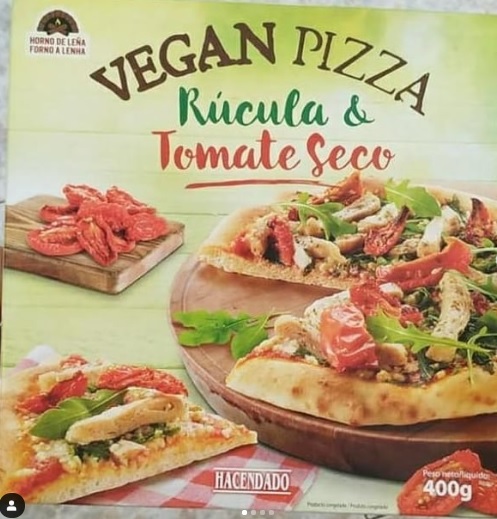 Origen de la pizza vegana de Mercadona