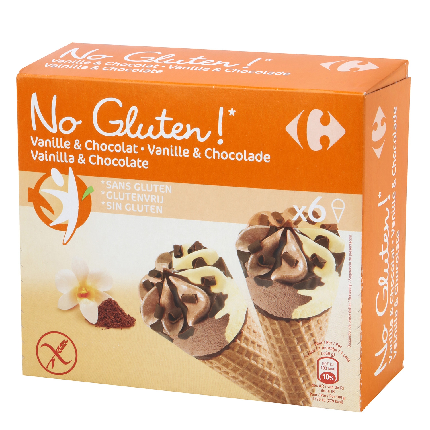 Catálogo productos sin gluten de Carrefour