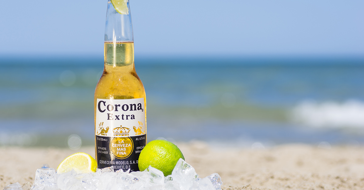 Nuevas latas de cerveza Corona