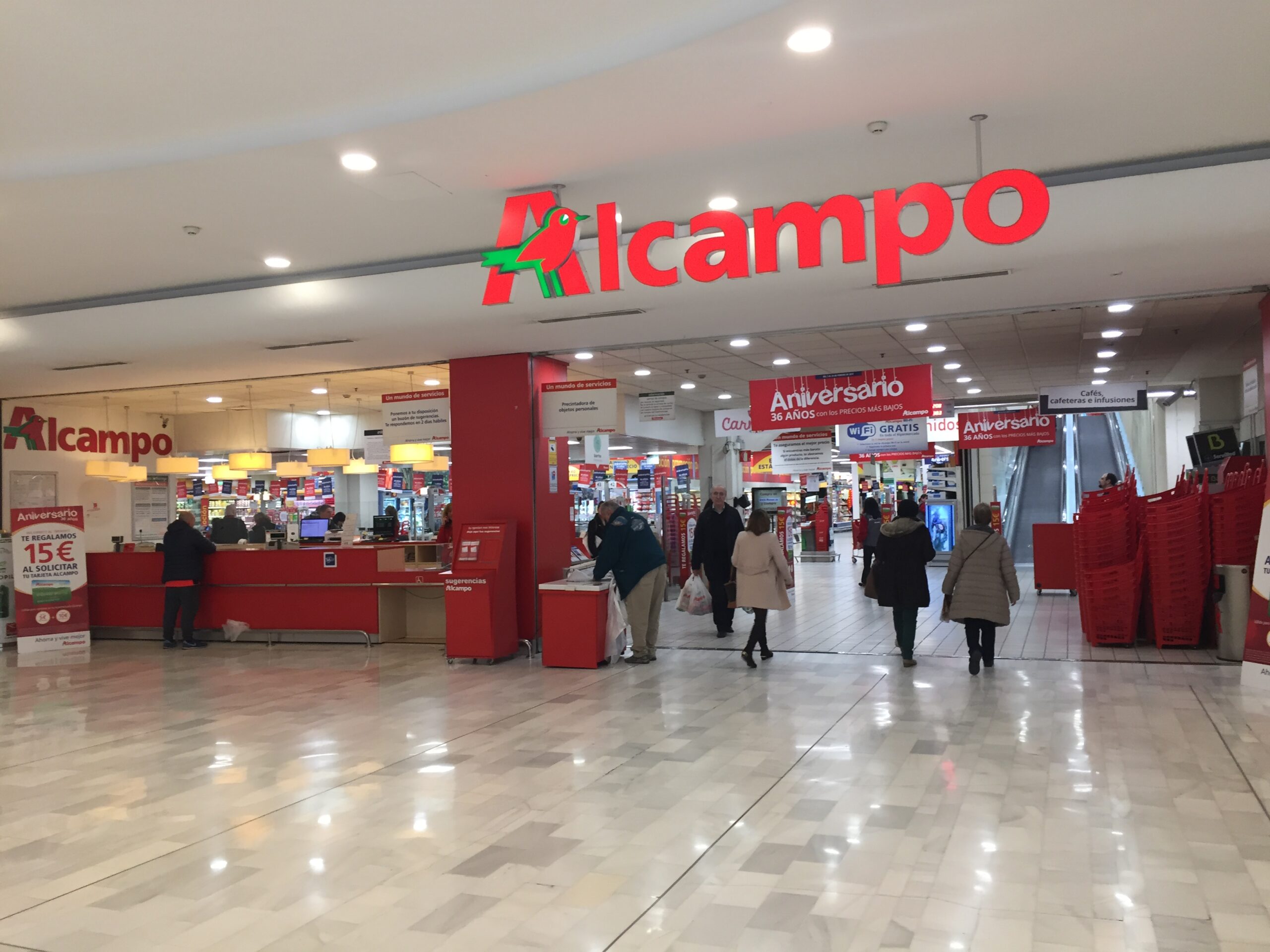 Segunda unidad al 70 por ciento en Alcampo