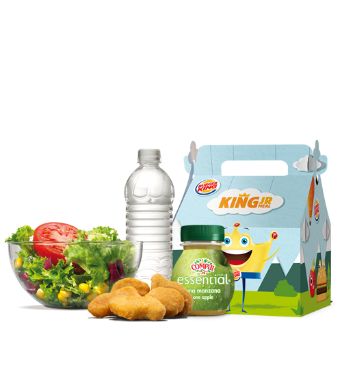 Información sobre McDonalds y Burger King: menú infantil