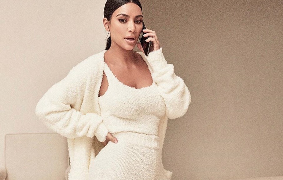 Look super cozy de Kim Kardashian