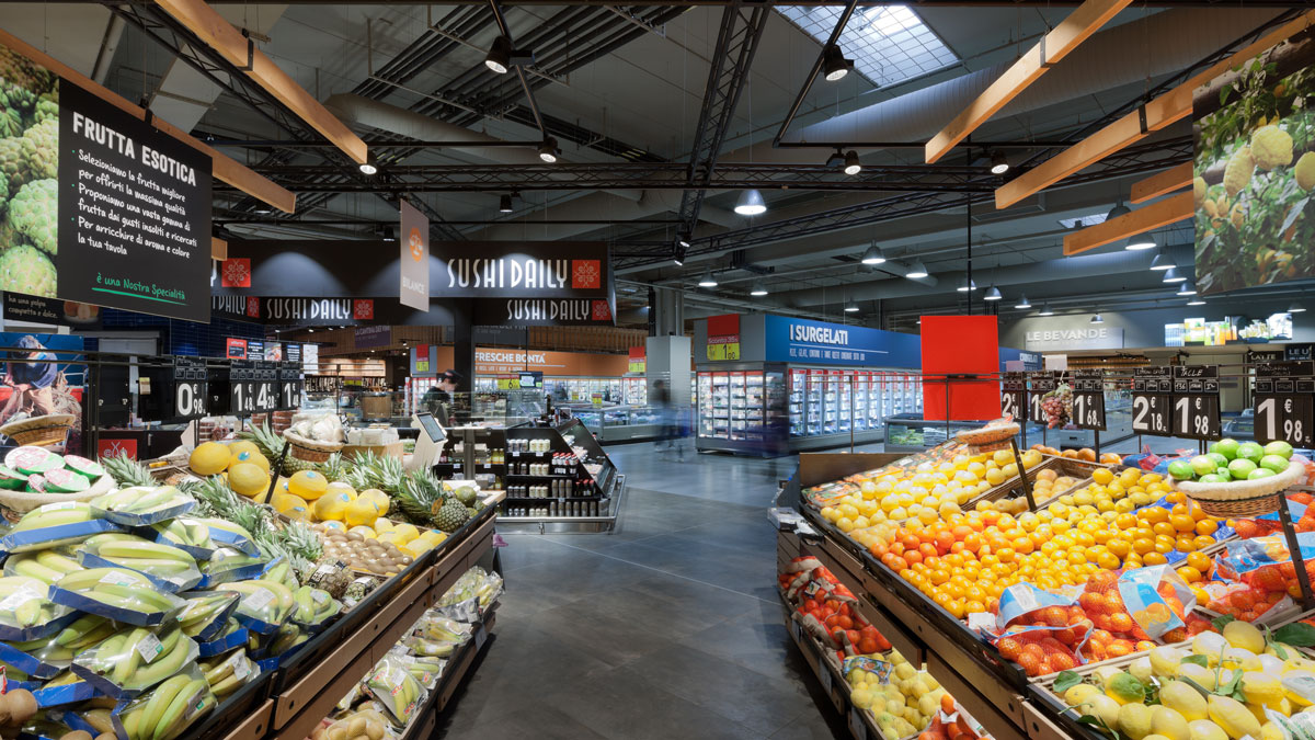 Supermercado Carrefour frutas y verduras