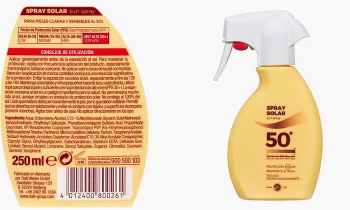 Mercadona: spray solar protección polémica