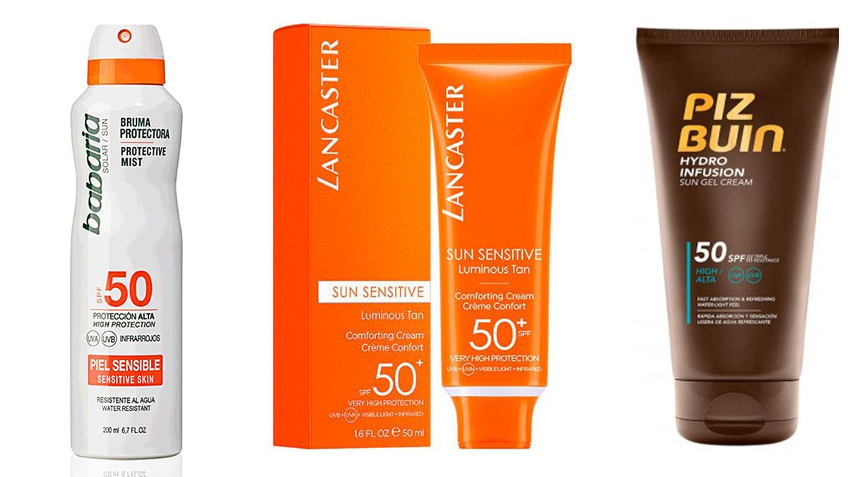 Protectores solares retirados por Sanidad