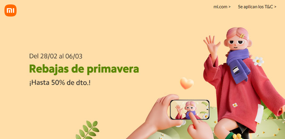 Rebajas primavera Xiaomi
